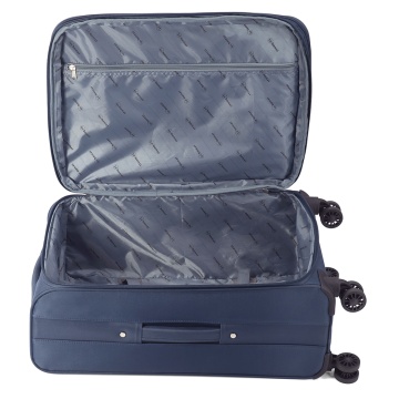 Troler cabina Benzi BZ 5757, 4 roti duble, poliester, 54 cm, grena - Img 2