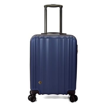 Troler cabina Benzi BZ 5780, ABS, 4 roti duble, 55 cm, bleumarin