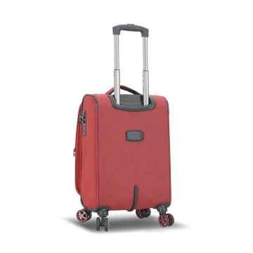 Troler Cabină Extensibil 55x35x20 cm Lee Cooper, Poliester, 4 Roti Duble, LC33503, Grena - Img 10