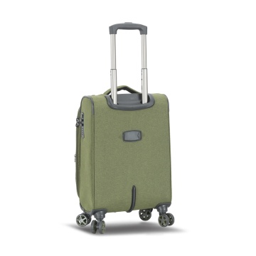 Troler Cabină Extensibil 55x35x20 cm Lee Cooper, Poliester, 4 Roti Duble, LC33503, Kaki - Img 18
