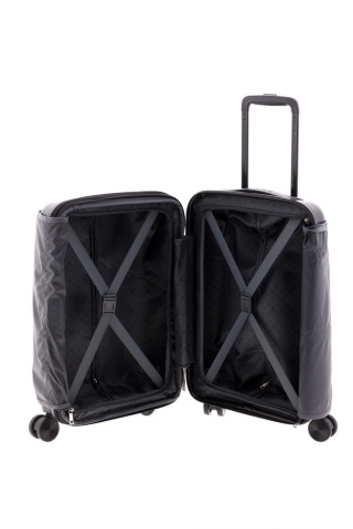 Troler cabina extensibil Gladiator Calypso, polipropilena, cifru TSA, 55 cm, negru - Img 3