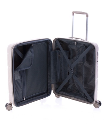 Troler Cabina, Extensibil, Polipropilena, Gladiator, Bionic, MG 0810 - 55 cm, Bej - Img 2