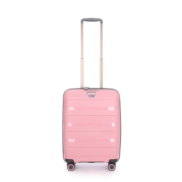 Troler Cabina Extensibil Stratic S Straw Plus - 55 cm Roz/Albastru