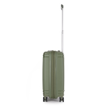 Troler Cabina extensibil Stratic S Straw T, 55x39x23 cm, Verde olive - Img 7