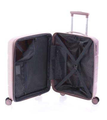 Troler cabina Gladiator Boxing MG 3810, roti cu suspensie, extensibil, polipropilena, 55 cm, rose - Img 2