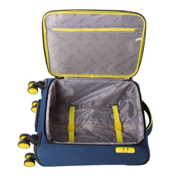 Troler cabina Lamonza Lime 55x36x22 cm, 2.25 kg, albastru / galben - Img 2