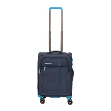 Troler cabina Lamonza Ultralight, 55x37x21 cm, 2.58 kg, Albastru inchis / Turcoaz - Img 9