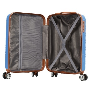 Troler cabina Madisson SW33803, ABS, cifru, 4 roti duble, 55 cm, albastru - Img 2