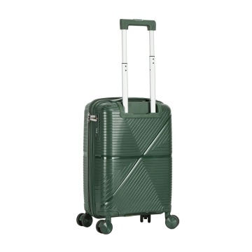 Troler cabina Madisson SW42103, polipropilena, cifru, 4 roti duble, 55 cm, verde inchis - Img 15