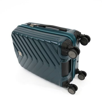 Troler Cabina Policarbonat Cifru TSA 4 Roti Duble ELLA ICON ARMOR 1274-55 cm Albastru - Img 6