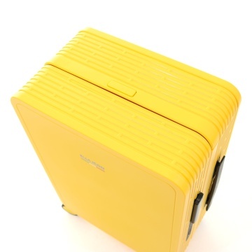Troler Cabina Policarbonat Cifru TSA 4 Roti Duble Ella Icon Compact 2506 - 55 cm Galben - Img 8