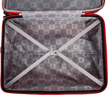Troler cabina Snowball SW43803, polipropilena, cifru TSA, 4 roti duble, 55 cm, rosu - Img 6