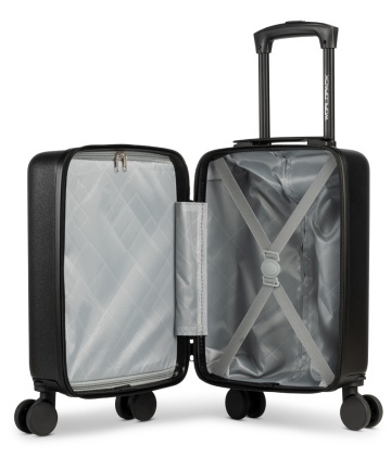 Troler Cabină XS Worldpack Underseat, 40×30×20 cm, Roți detașabile, ABS, 24 L, Negru - Img 5