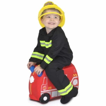 Troler copii Trunki Frank Masina de pompieri - 46 cm - Img 4
