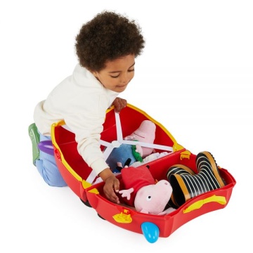 Troler copii Trunki Pepa Pig - 46 cm Rosu - Img 3