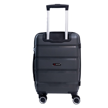 Troler de cabina Aventor AV102, 53x33x22 cm, bagaj de mana, polipropilena, cifru TSA, 4 roti duble 360°, antracit - Img 10