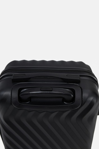 Troler de cabina Aventor AV104, 55x36x22 cm, bagaj de mana, 100%ABS, cifru, 4 roti duble 360°, negru - Img 7