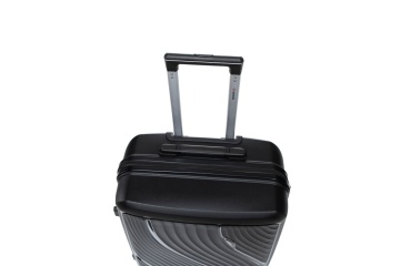 Troler de cabină Aventor AV106, 55x38x21.5 cm, polipropilenă, bagaj de mână, cifru TSA, 4 roți duble 360°, negru - Img 14