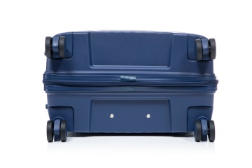 Troler de cabină Aventor AV106, 55x38x21.5 cm, polipropilenă, bagaj de mână, cifru TSA, 4 roți duble 360°, bleumarin - Img 11