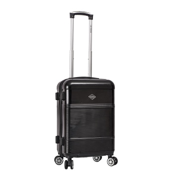 Troler de cabina Lee Cooper LC32203, policarbonat, 4 roti duble, cifru, 55 cm, negru - Img 16