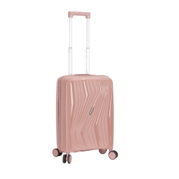 Troler de Cabină Madisson, 55x37x22 cm, Polipropilenă, Fermoar Antifurt, Cifru, 40 L, SW65603, Rose