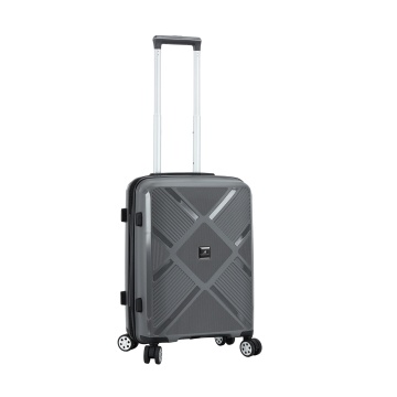 Troler de cabina Madisson SW53103, 55x38x21 cm, bagaj de mana, 100% polipropilena, cifru, 4 roti 360°, antracit