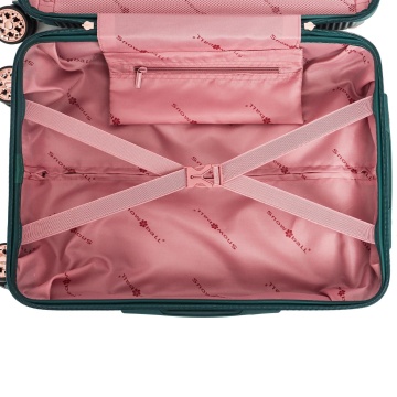 Troler de cabina Snowball SW44303, fermoar antifurt, 55 cm, policarbonat rezistent, 39L, cifru TSA, bleumarin - Img 3