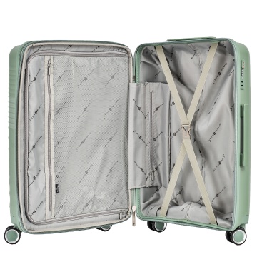 Troler de cabina Snowball SW44403, polipropilena, cifru TSA, 4 roti duble, 55 cm, negru - Img 2