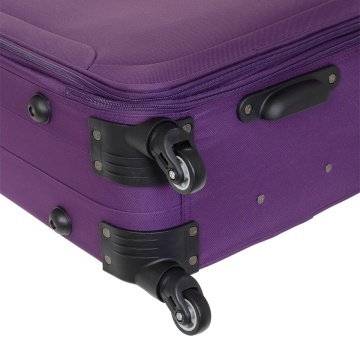 Troler extensibil mare Diplomat ZC 3004, poliester, 4 roti, 78 cm, mov - Img 3