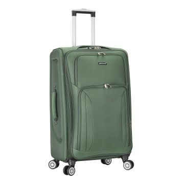 Troler Extra Large Extensibil 86x52x33 cm, Poliester, Cifru, Madisson,SW66204, Verde