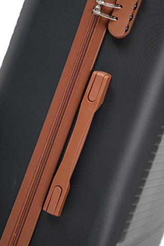 Troler Mare Aventor, 77x47x28 cm, ABS, Cifru, 4 Roți Duble 360°, 91 L, AV107, Negru - Img 19