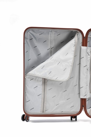 Troler Mare Aventor, 77x47x28 cm, ABS, Cifru, 4 Roți Duble 360°, 91 L, AV107, Albastru - Img 10
