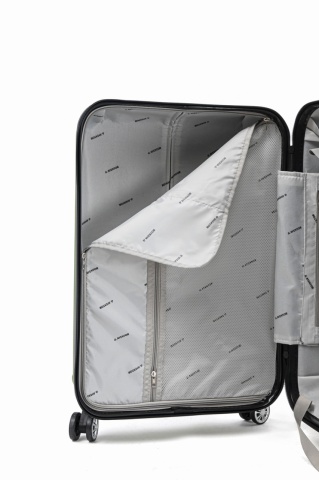 Troler mare Aventor AV104, 76x49x29 cm, bagaj de cala, 100%ABS, cifru, 4 roti duble 360°, verde, RESIGILAT - Img 11