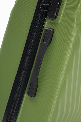 Troler mare Aventor AV104, 76x49x29 cm, bagaj de cala, 100%ABS, cifru, 4 roti duble 360°, verde, RESIGILAT - Img 21