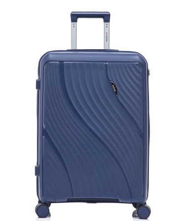 Troler mare Aventor AV106, 75x50x29.5 cm, polipropilena, bagaj de cala, cifru TSA, bleumarin