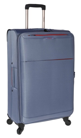 Troler Mare Extensibil, 4 Roti, Diplomat, ZC 6040 - 78 cm Albastru