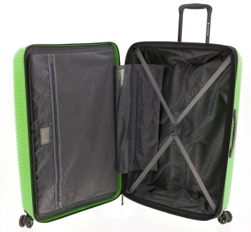 Troler Mare Extensibil 74x52x28 cm Gladiator Vincent, Polipropilenă, Cifru TSA, Verde - Img 2