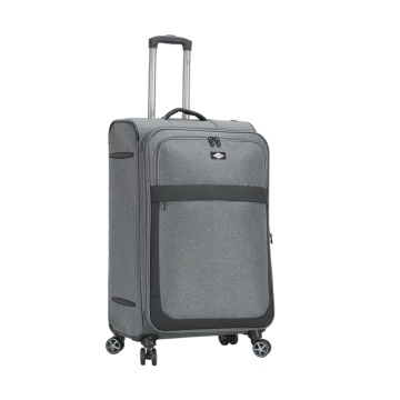Troler Mare Extensibil 76x46x27 cm Lee Cooper, Poliester, 4 Roti Duble, LC33503, Gri - Img 12