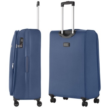 Troler mare extensibil CarryOn Air, bagaj de cala, 77x47x32 cm, poliester, +20% capacitate, 3.5 kg, bleumarin - Img 5