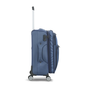 Troler mare extensibil Madisson, 76x46x28/33 cm, poliester, bagaj de cală, 4 roți duble, cifru, SW55104, bleumarin - Img 6