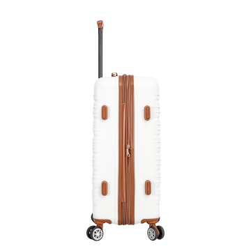 Troler mare extensibil Madisson SW33803, ABS, cifru, 4 roti duble, 77 cm, alb/milky - Img 5