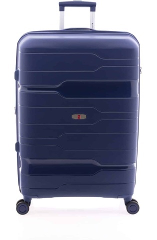 Troler mare Gladiator Boxing MG 3812, roti cu suspensie, extensibil polipropilena, 77 cm, bleumarin - Img 10