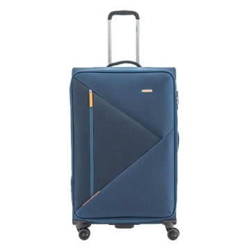 Troler mare Lamonza Kai 79x48x31 cm, 3.4 kg, expandabil 30%, albastru