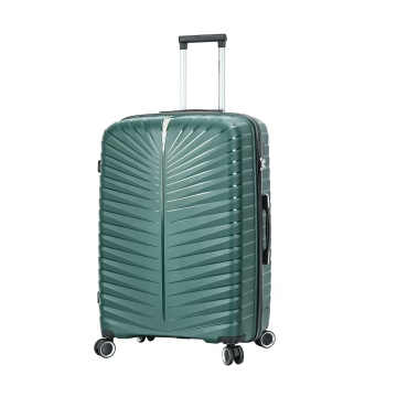 Troler mare Madisson, 77x50x29 cm, polipropilenă, bagaj de cală, 4 roți duble, cifru, SW62103, verde închis