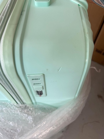 Troler Mare Madisson, 77x50x31 cm, Polipropilenă, Fermoar Antifurt, Cifru, 106 L, SW65603, Verde deschis, RESIGILAT - Img 3