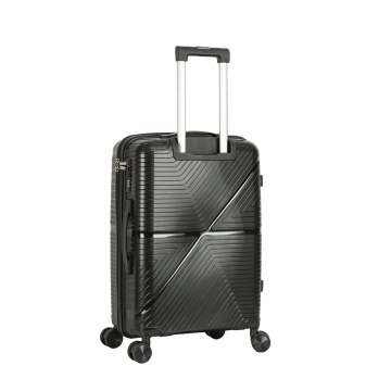 Troler mare Madisson SW42103, polipropilena, cifru, 4 roti duble, 77 cm, negru - Img 17