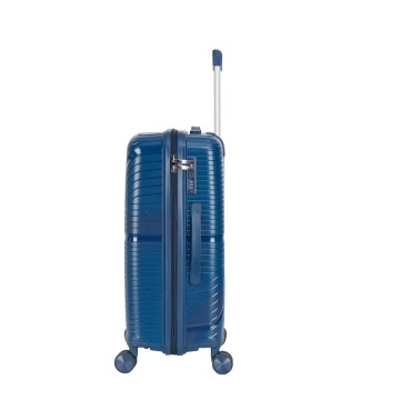 Troler mare Madisson SW42103, polipropilena, cifru, 4 roti duble, 77 cm, bleumarin - Img 14