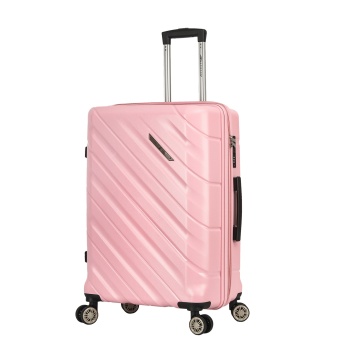 Troler mare Madisson SW43903, polipropilena, cifru, 4 roti duble, 79 cm, rose