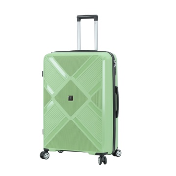 Troler mare Madisson SW53103, 76x50x30 cm, bagaj de cala, 100%polipropilena, cifru, 4 roti 360°, verde