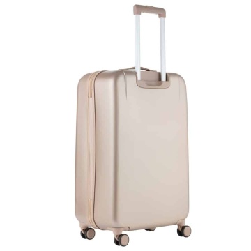 Troler Mare, Policarbonat/ABS, 4 Roti Duble, cifru TSA, CarryOn Skyhopper, 78.5 cm, Auriu - Img 3